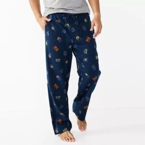 NWT! Sonoma Goods For Life Men's (L) Flannel Pajama Pants Navy